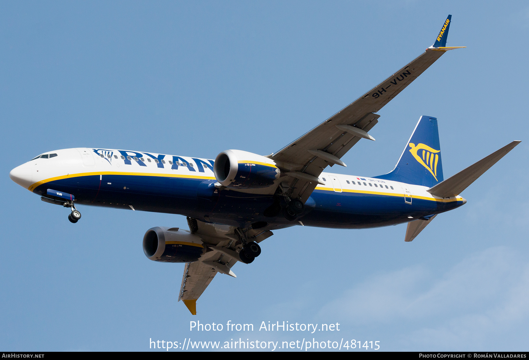 Aircraft Photo of 9H-VUN | Boeing 737-8200 Max 200 | AirHistory.net #481415