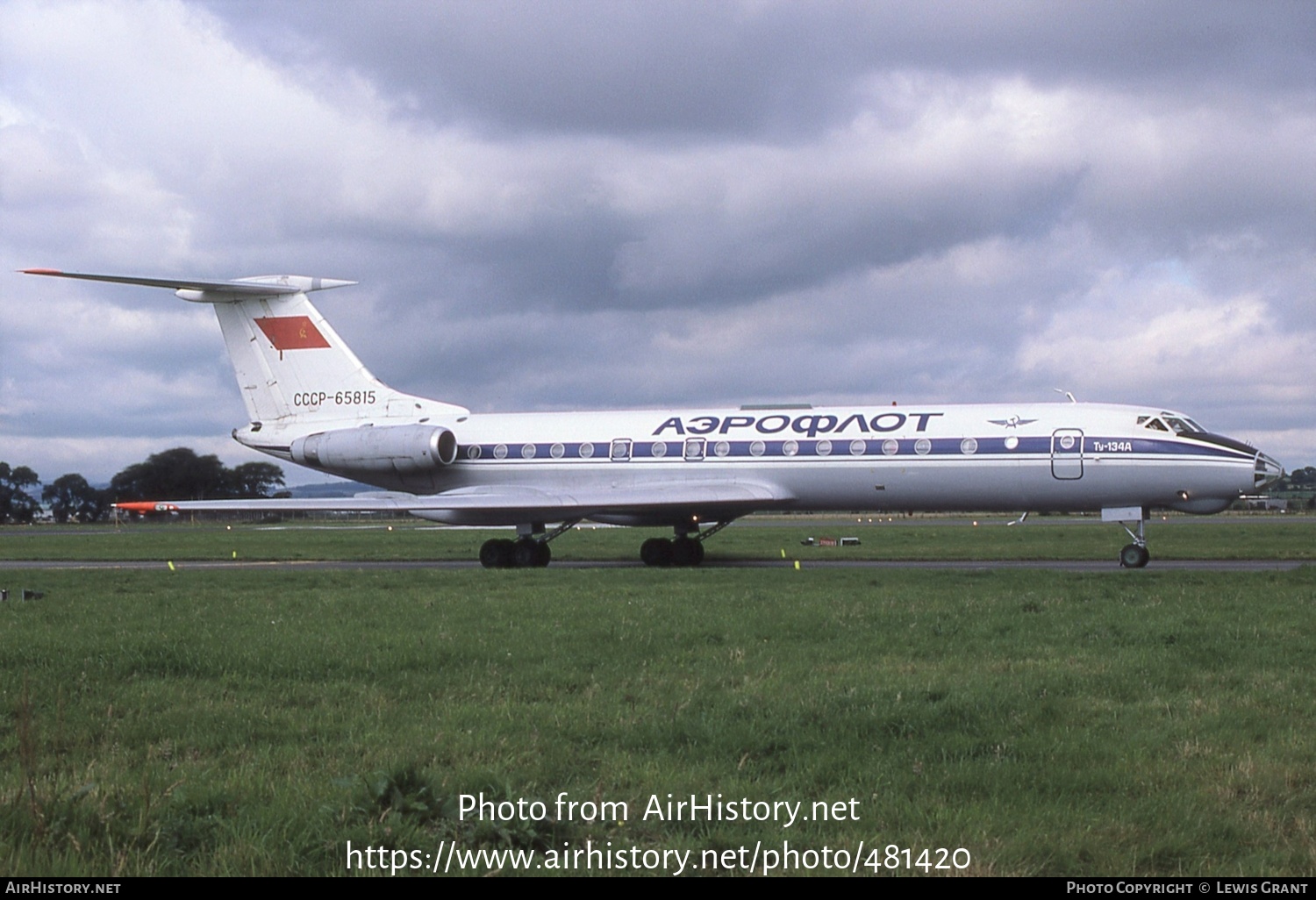 Aircraft Photo of CCCP-65815 | Tupolev Tu-134A | Aeroflot | AirHistory.net #481420