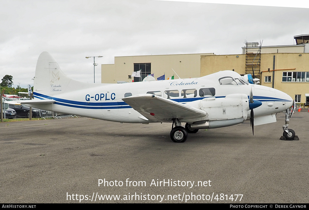 Aircraft Photo of G-OPLC | De Havilland D.H. 104 Dove 8 | Columba Aviation | AirHistory.net #481477