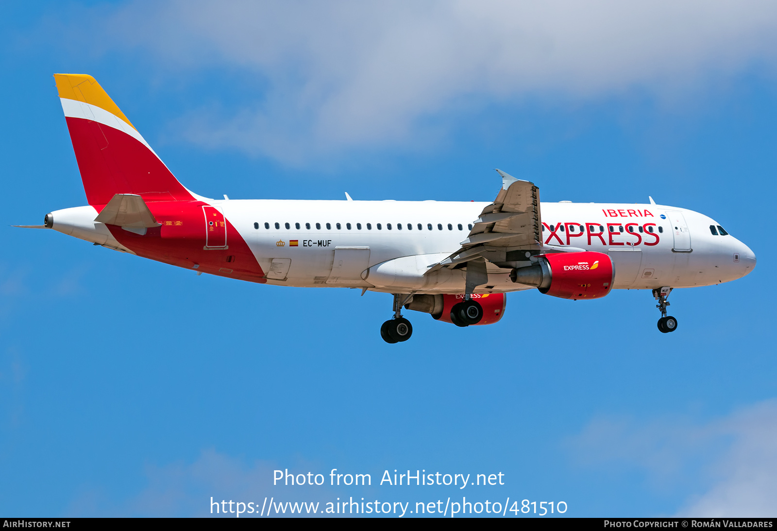 Aircraft Photo of EC-MUF | Airbus A320-214 | Iberia Express | AirHistory.net #481510