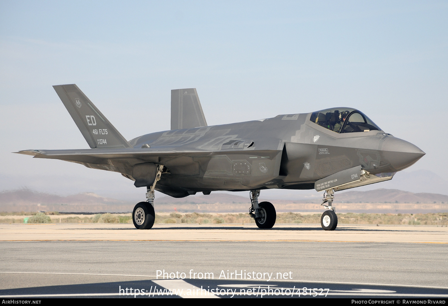 Aircraft Photo of 07-0744 / AF07-0744 | Lockheed Martin F-35A Lightning II | USA - Air Force | AirHistory.net #481527