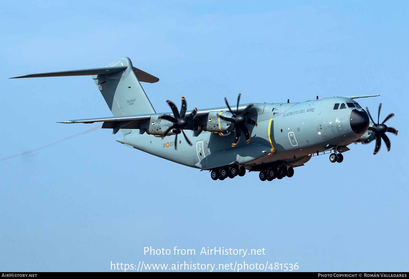 Aircraft Photo of TK.23-07 | Airbus A400M Atlas | Spain - Air Force | AirHistory.net #481536