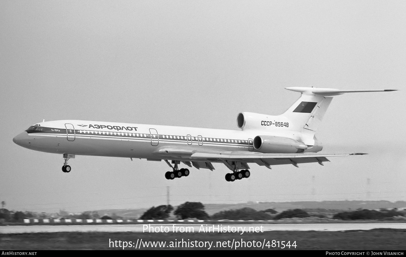 Aircraft Photo of CCCP-85648 | Tupolev Tu-154M | Aeroflot | AirHistory.net #481544