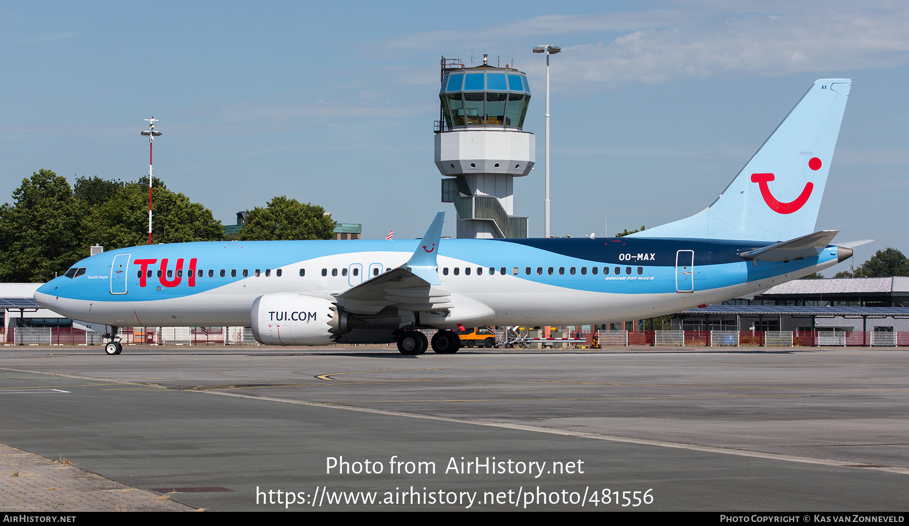 Aircraft Photo of OO-MAX | Boeing 737-8 Max 8 | TUI | AirHistory.net #481556