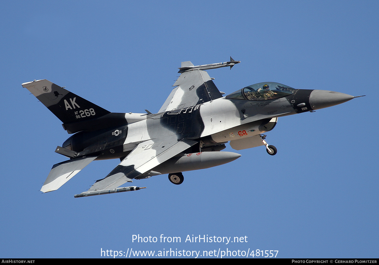 Aircraft Photo of 86-0268 / AF86-268 | General Dynamics F-16C Fighting Falcon | USA - Air Force | AirHistory.net #481557