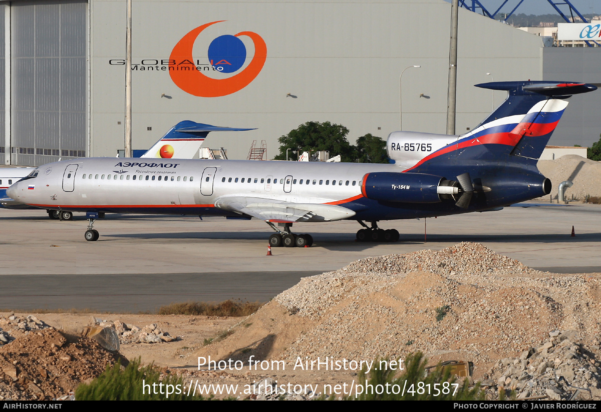 Aircraft Photo of RA-85765 | Tupolev Tu-154M | Aeroflot - Russian Airlines | AirHistory.net #481587