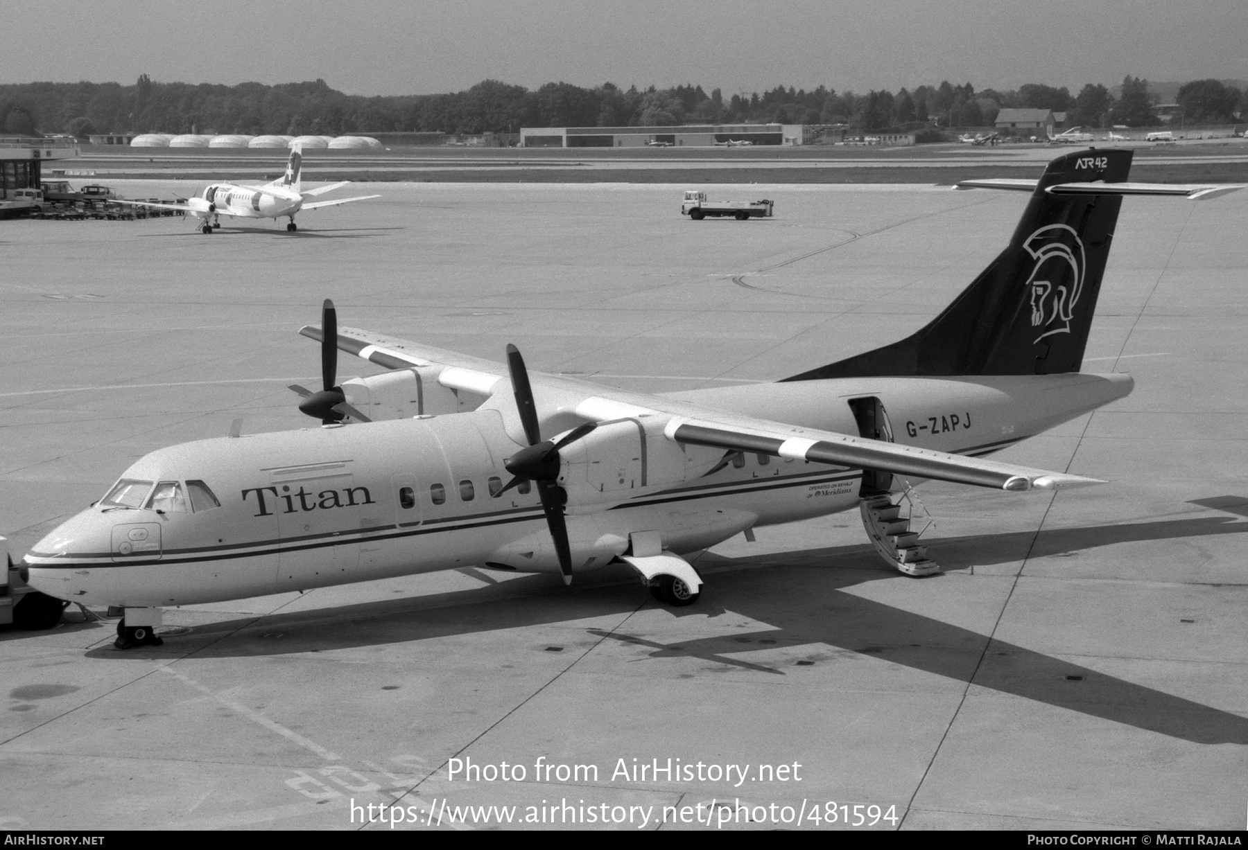 Aircraft Photo of G-ZAPJ | ATR ATR-42-300 | Titan Airways | AirHistory.net #481594