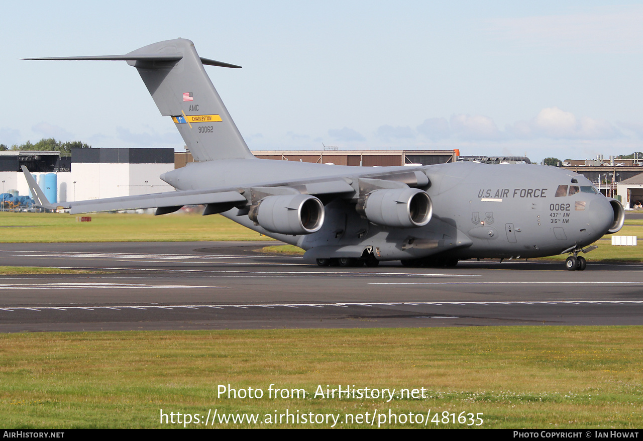 Aircraft Photo of 99-0062 / 90062 | Boeing C-17A Globemaster III | USA - Air Force | AirHistory.net #481635