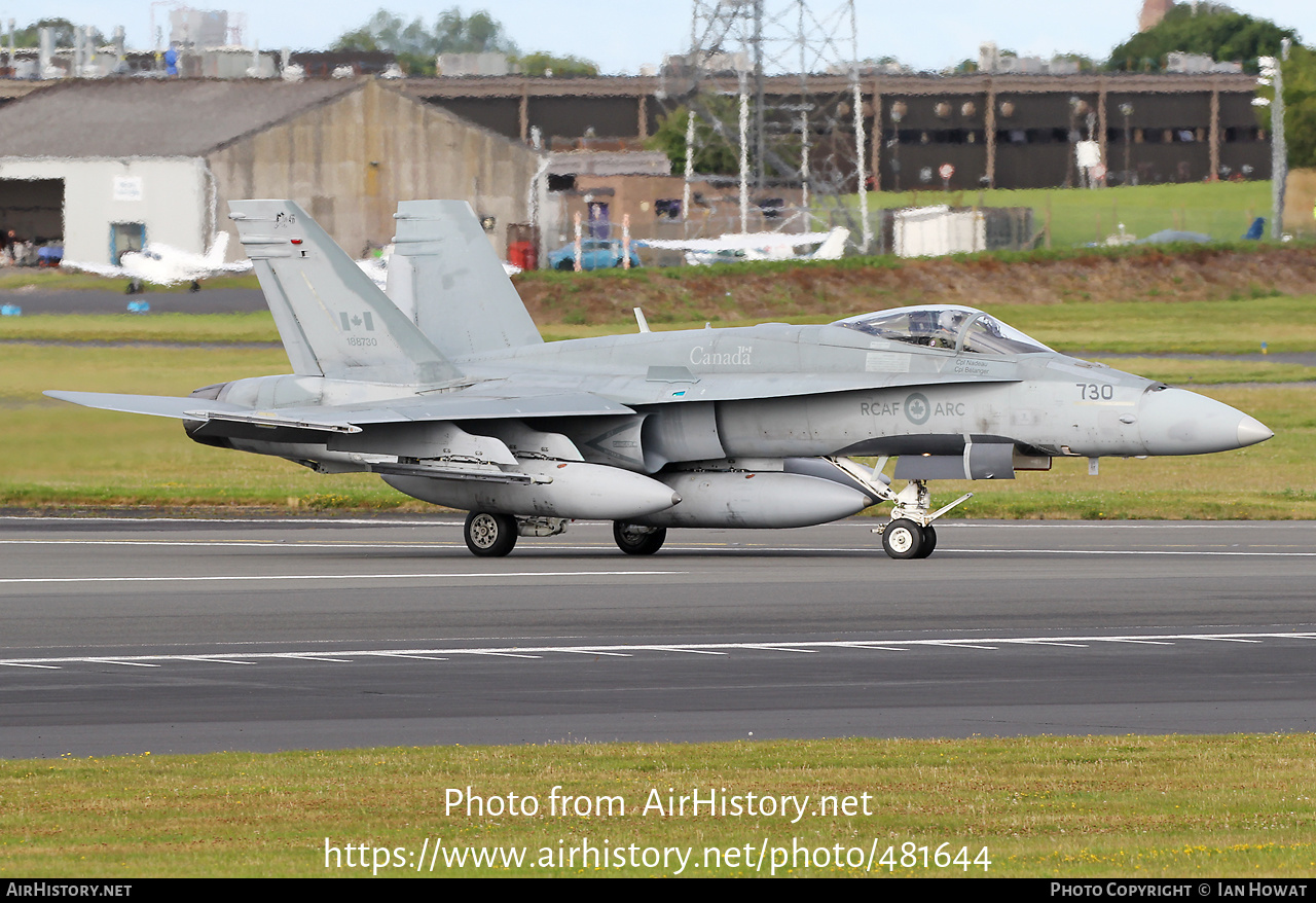 Aircraft Photo of 188730 | McDonnell Douglas CF-188 Hornet | Canada - Air Force | AirHistory.net #481644