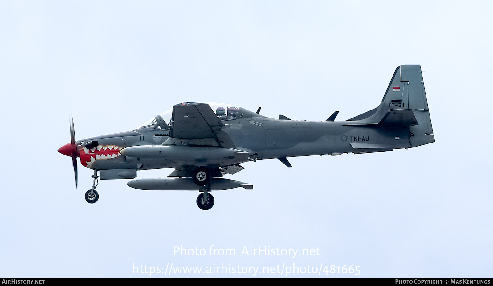 Aircraft Photo of TT-3111 | Embraer A-29B Super Tucano | Indonesia - Air Force | AirHistory.net #481665