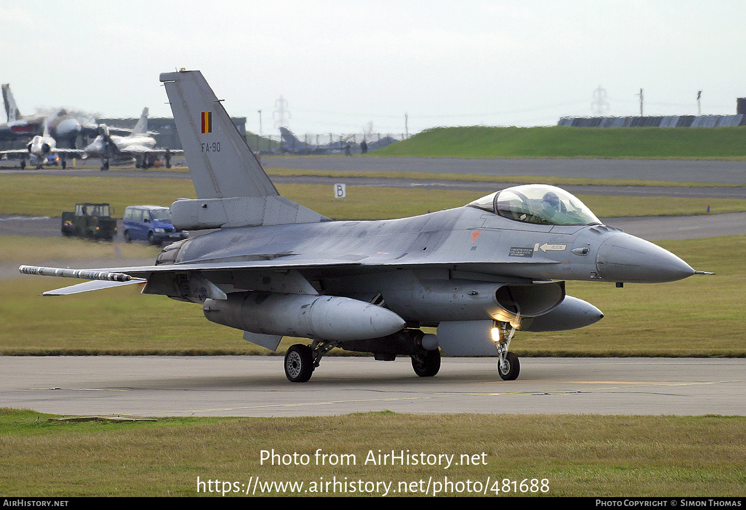 Aircraft Photo of FA-90 | General Dynamics F-16AM Fighting Falcon | Belgium - Air Force | AirHistory.net #481688