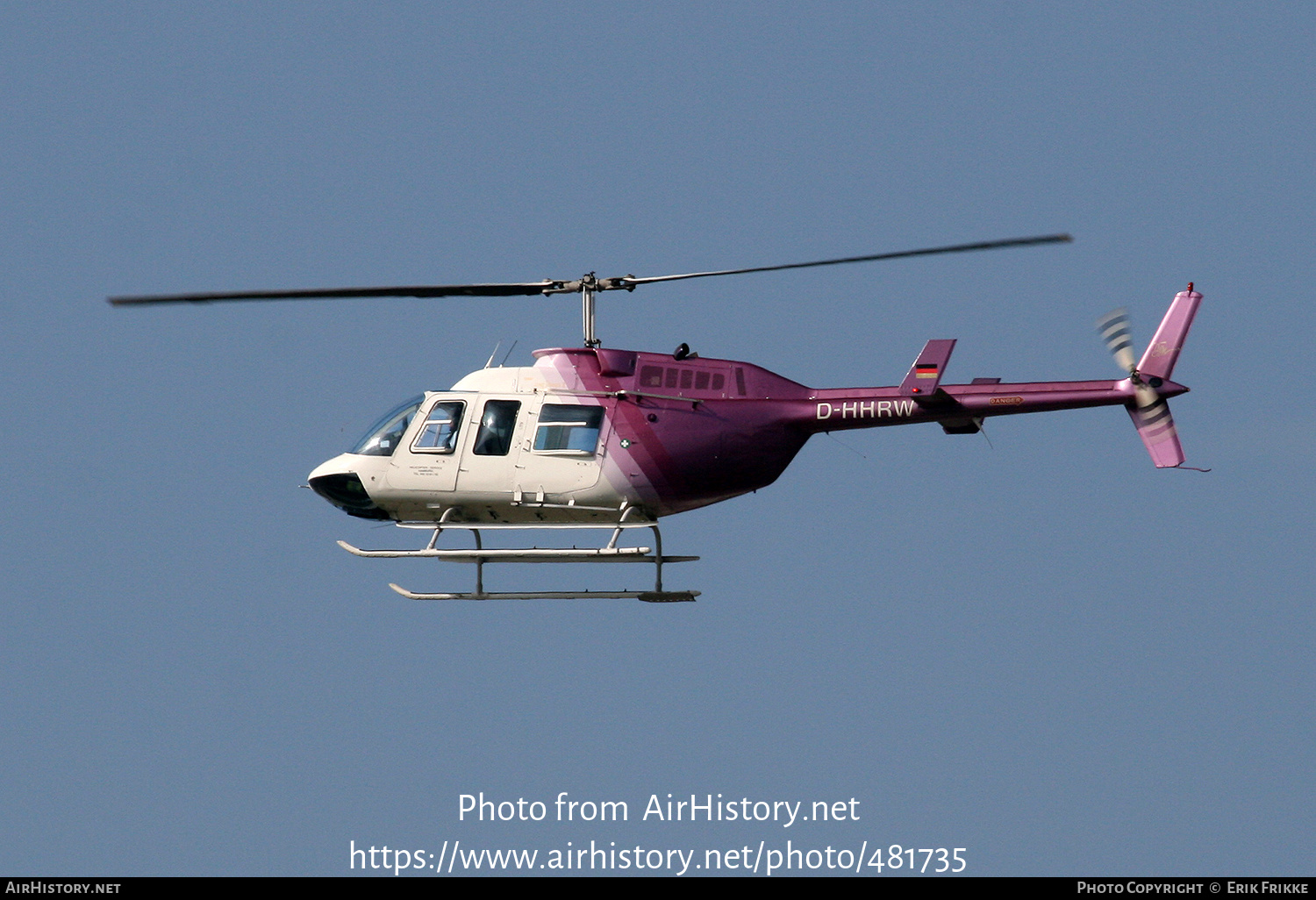 Aircraft Photo of D-HHRW | Bell 206L LongRanger | AirHistory.net #481735