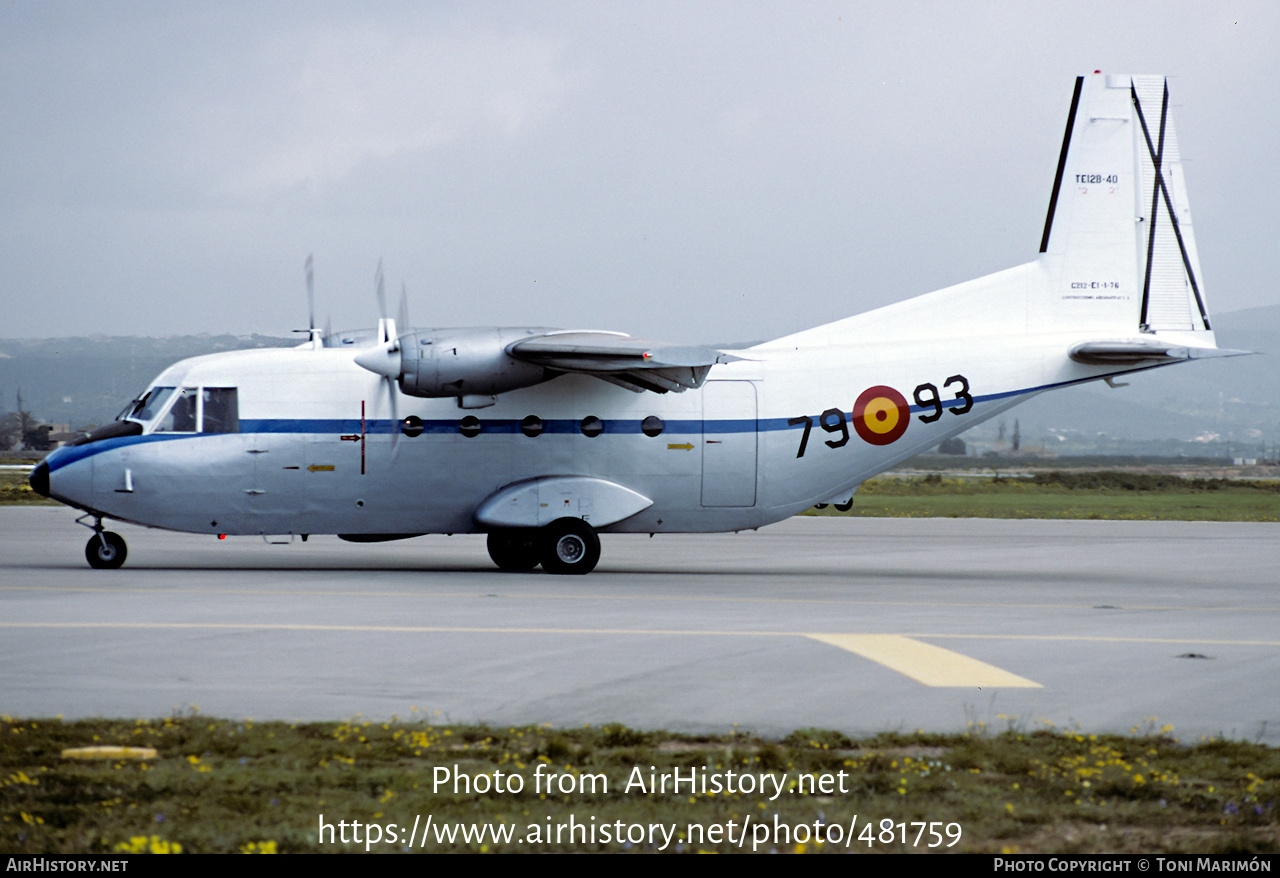 Aircraft Photo of TE.12B-40 | CASA C-212-100 Aviocar | Spain - Air Force | AirHistory.net #481759