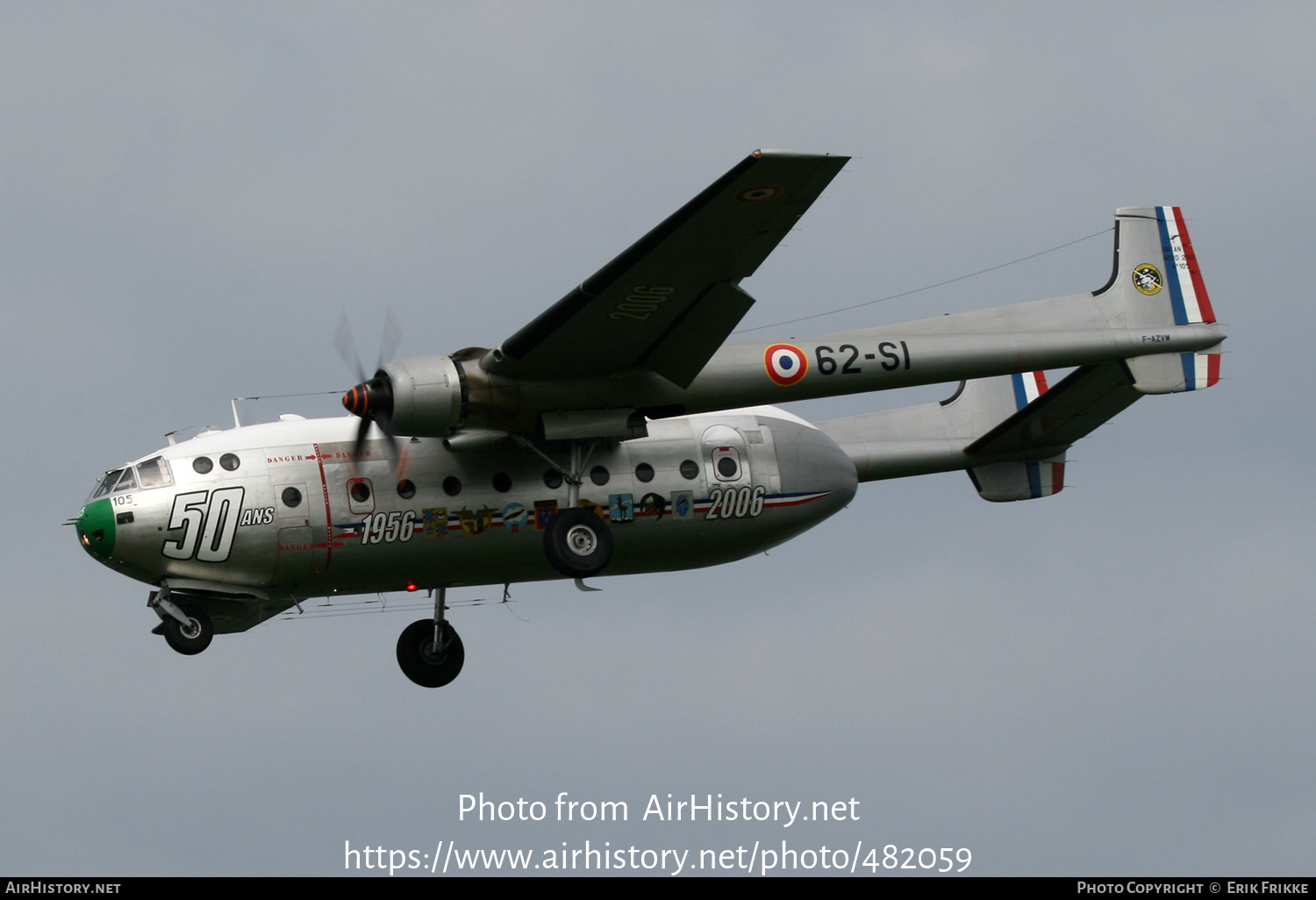 Aircraft Photo of F-AZVM / 105 | Nord 2501F-3 Noratlas | France - Air Force | AirHistory.net #482059