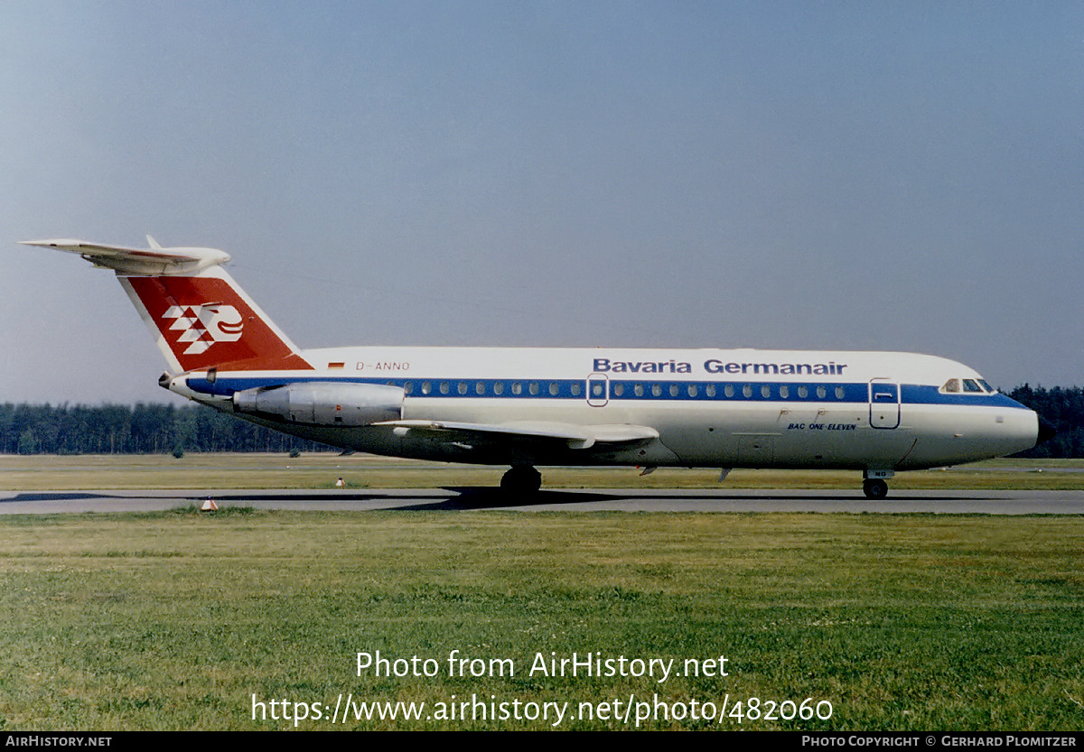 Aircraft Photo of D-ANNO | BAC 111-414EG One-Eleven | Bavaria Germanair | AirHistory.net #482060