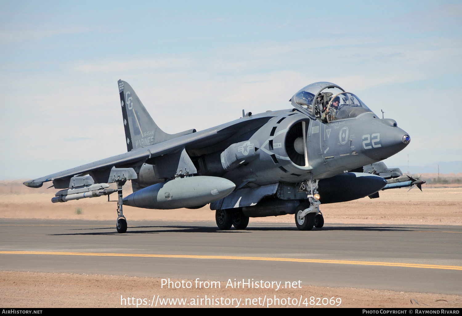 Aircraft Photo of 164544 | Boeing AV-8B Harrier II+ | USA - Marines | AirHistory.net #482069