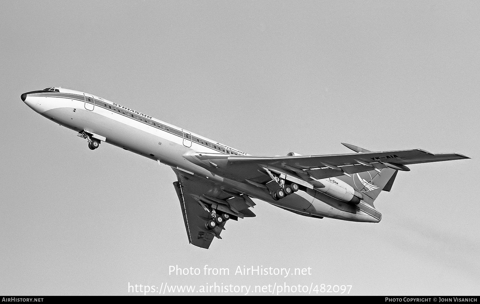 Aircraft Photo of YK-AIA | Tupolev Tu-154M | Syrian Air - Syrian Arab Airlines | AirHistory.net #482097