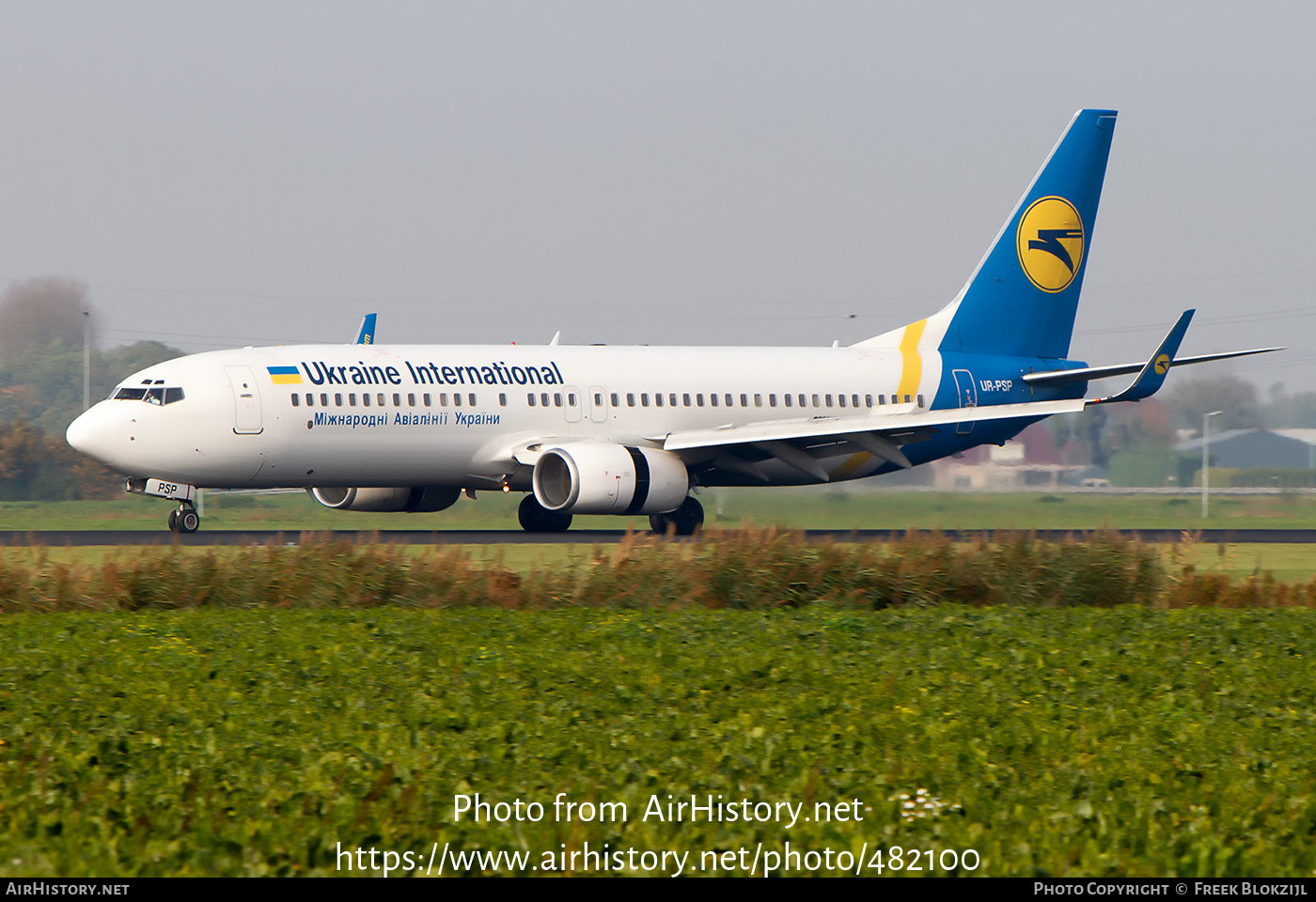 Aircraft Photo of UR-PSP | Boeing 737-8Q8 | Ukraine International Airlines | AirHistory.net #482100