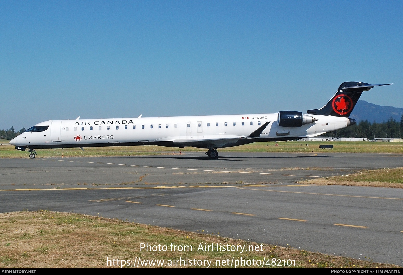 Aircraft Photo of C-GJFZ | Bombardier CRJ-900LR (CL-600-2D24) | Air Canada Express | AirHistory.net #482101