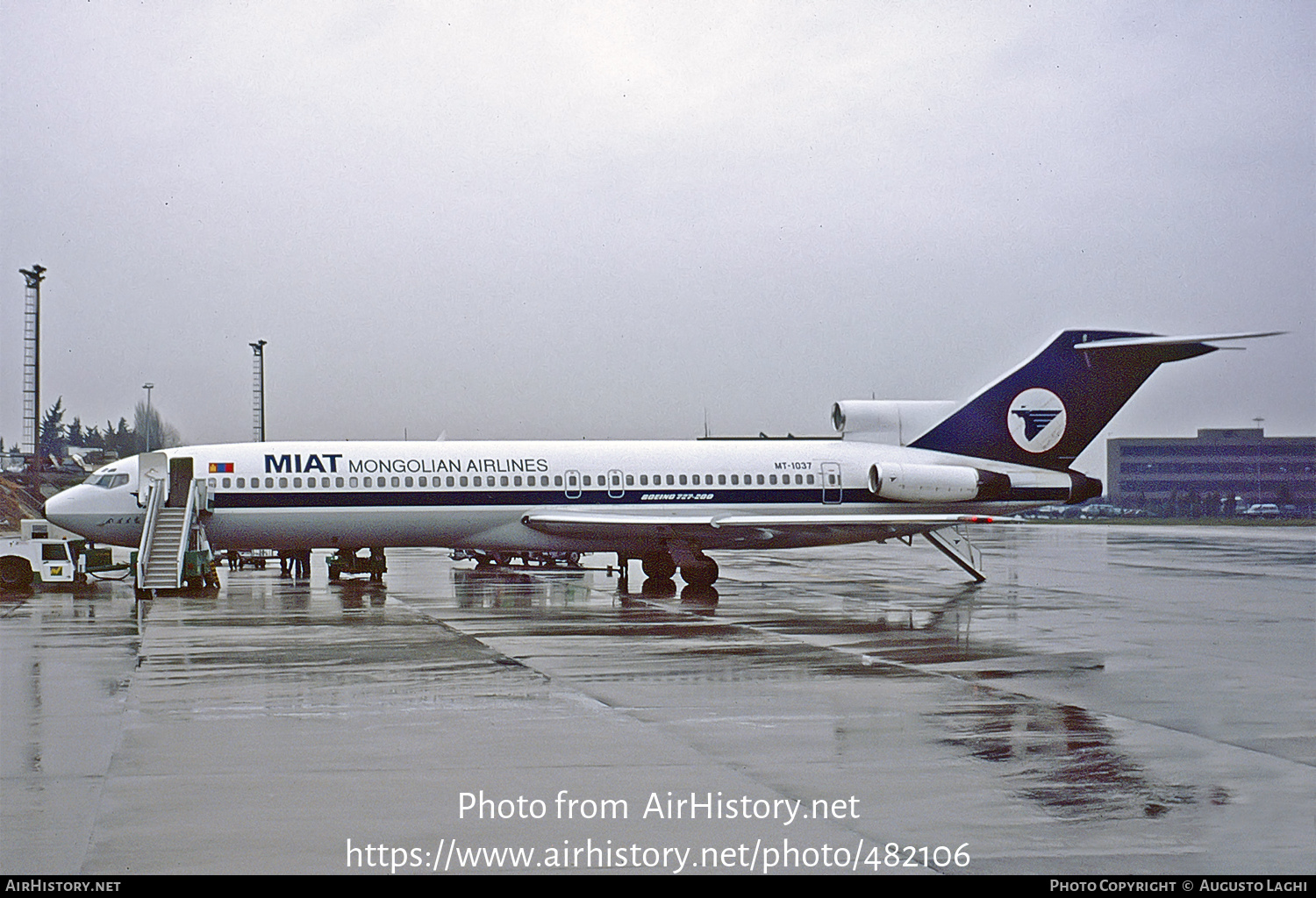 Aircraft Photo of MT-1037 | Boeing 727-281/Adv | MIAT Mongolian Airlines | AirHistory.net #482106