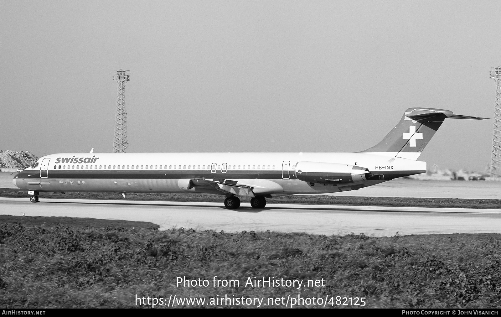 Aircraft Photo of HB-INX | McDonnell Douglas MD-81 (DC-9-81) | Swissair | AirHistory.net #482125