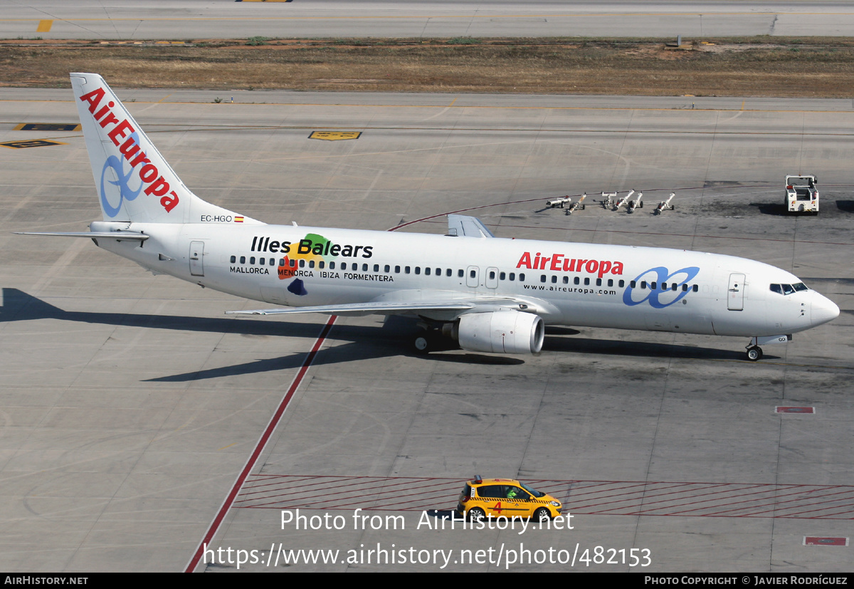 Aircraft Photo of EC-HGO | Boeing 737-85P | Air Europa | AirHistory.net #482153