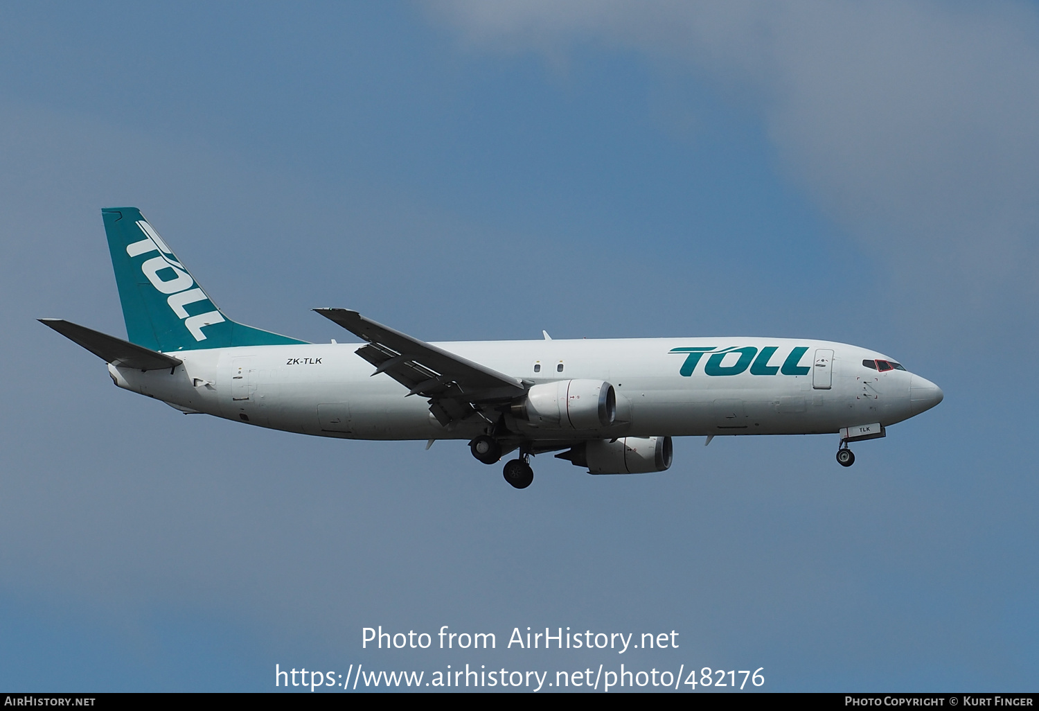 Aircraft Photo of ZK-TLK | Boeing 737-476 | Toll Priority | AirHistory.net #482176