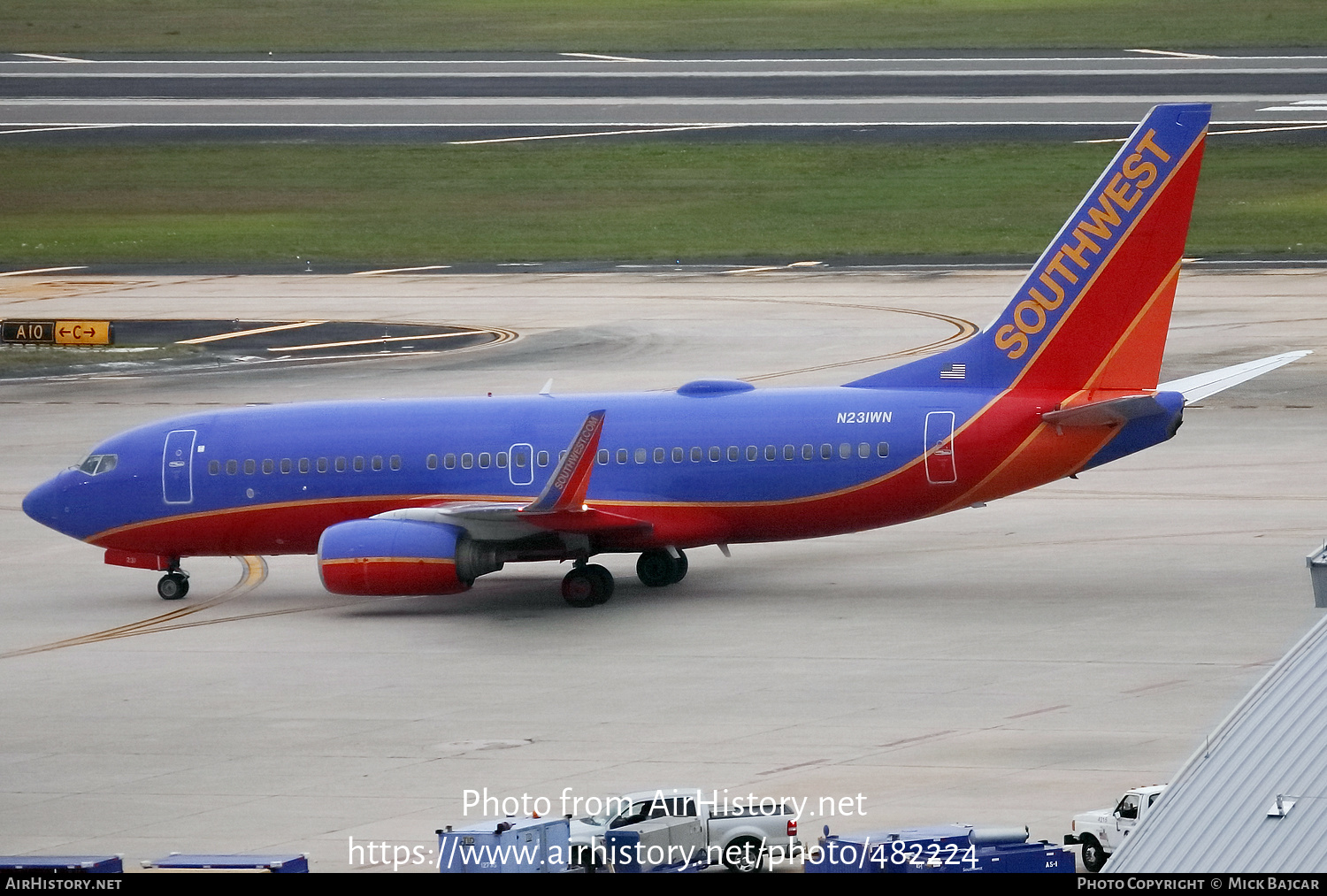 Aircraft Photo Of N231wn Boeing 737 7h4 Southwest Airlines