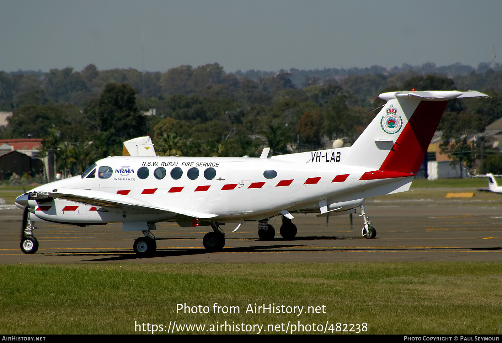 Aircraft Photo of VH-LAB | Beech B200T Super King Air | NSW Rural Fire Service | AirHistory.net #482238