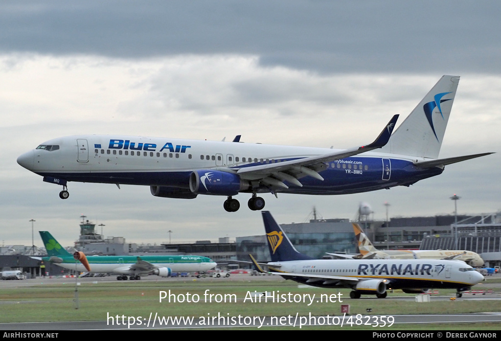 Aircraft Photo of YR-BMQ | Boeing 737-8FH | Blue Air | AirHistory.net #482359