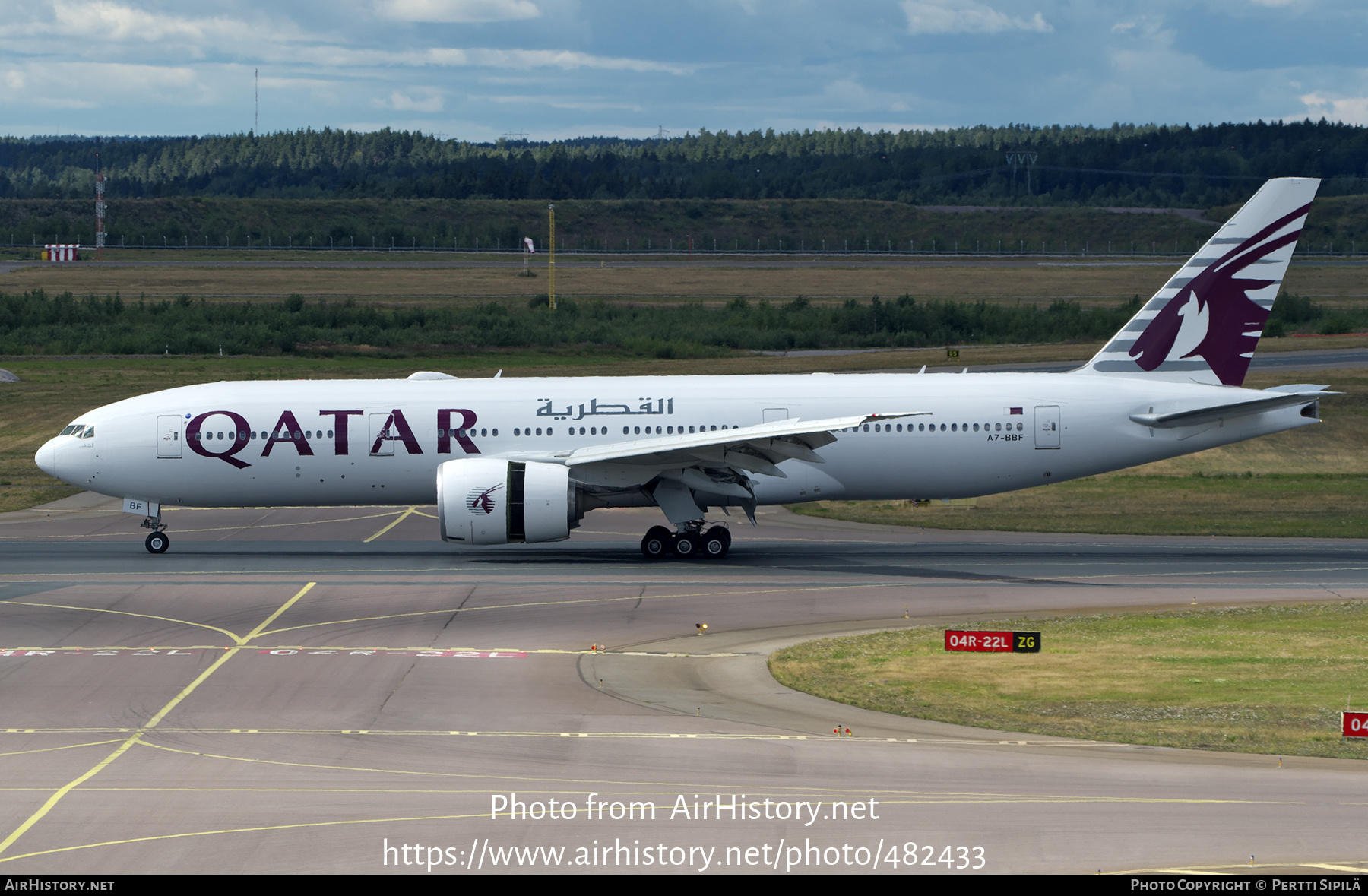 Aircraft Photo of A7-BBF | Boeing 777-2DZ/LR | Qatar Airways | AirHistory.net #482433