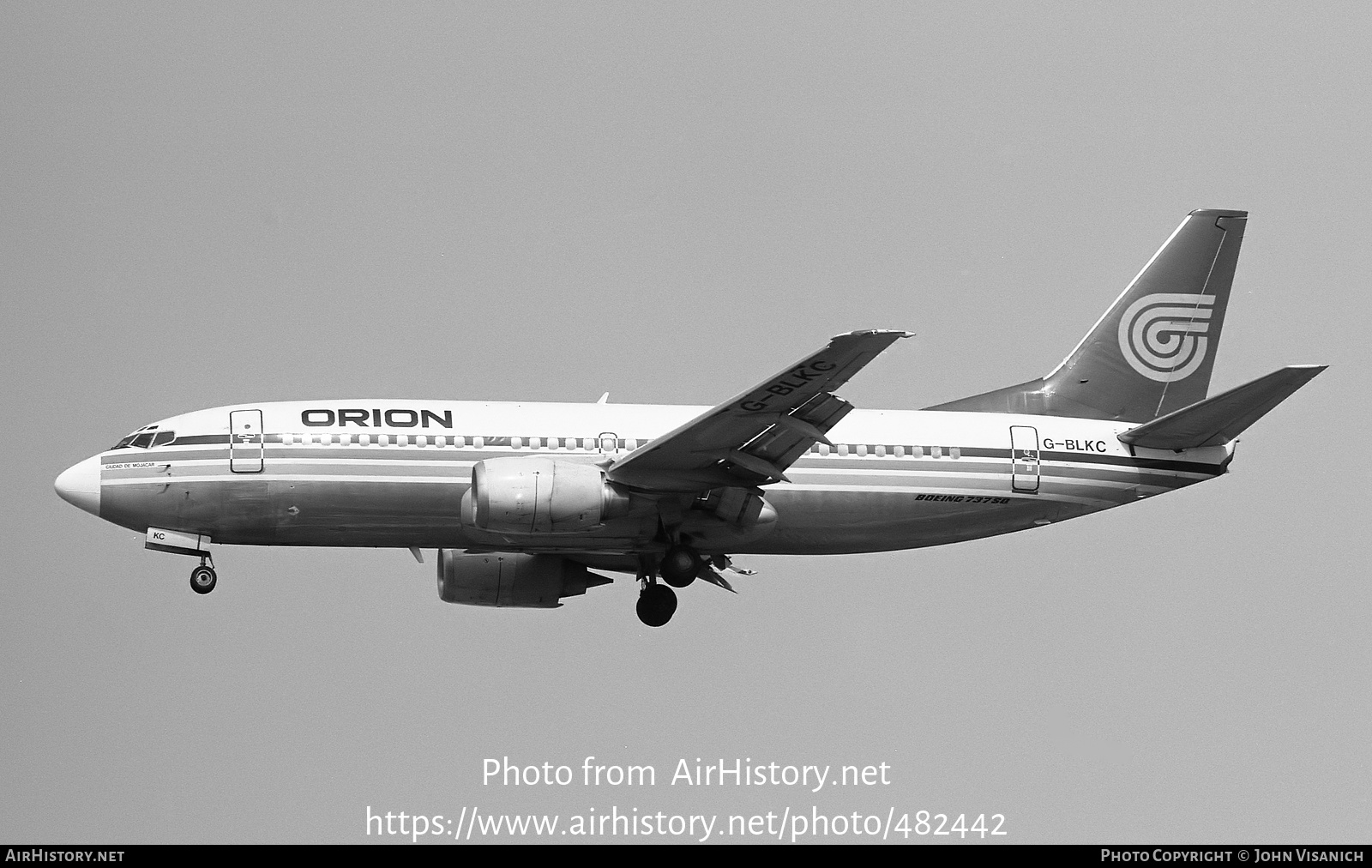 Aircraft Photo of G-BLKC | Boeing 737-3T5 | Orion Airways | AirHistory.net #482442