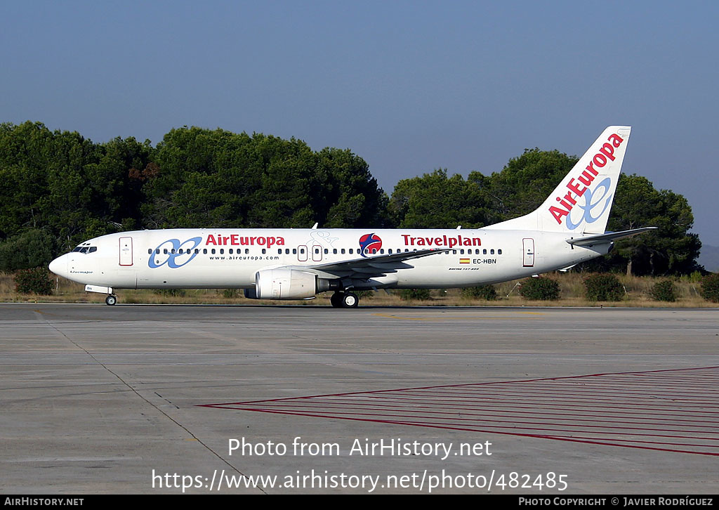 Aircraft Photo of EC-HBN | Boeing 737-85P | Air Europa | AirHistory.net #482485