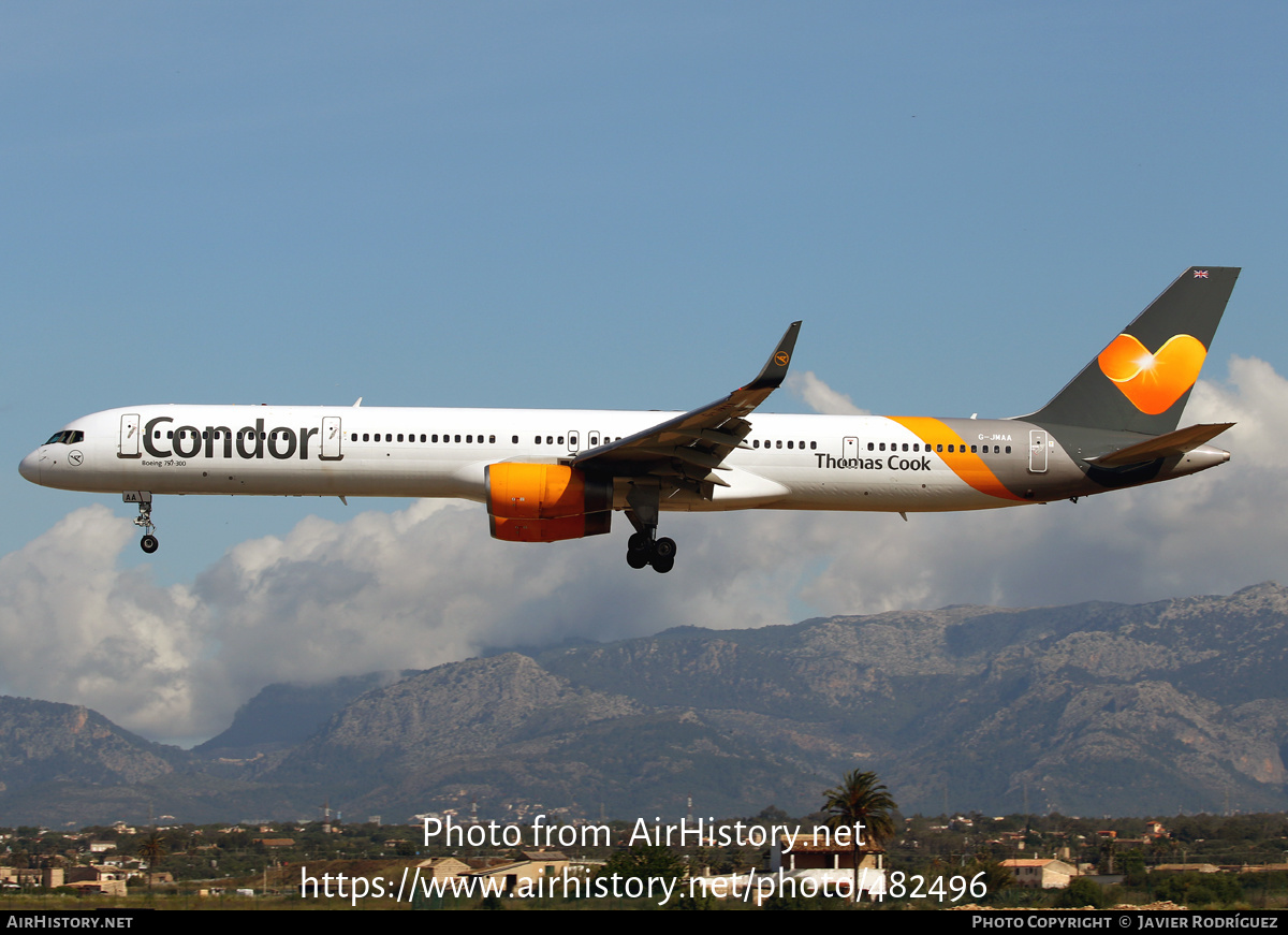 Aircraft Photo of G-JMAA | Boeing 757-3CQ | Thomas Cook Airlines | AirHistory.net #482496