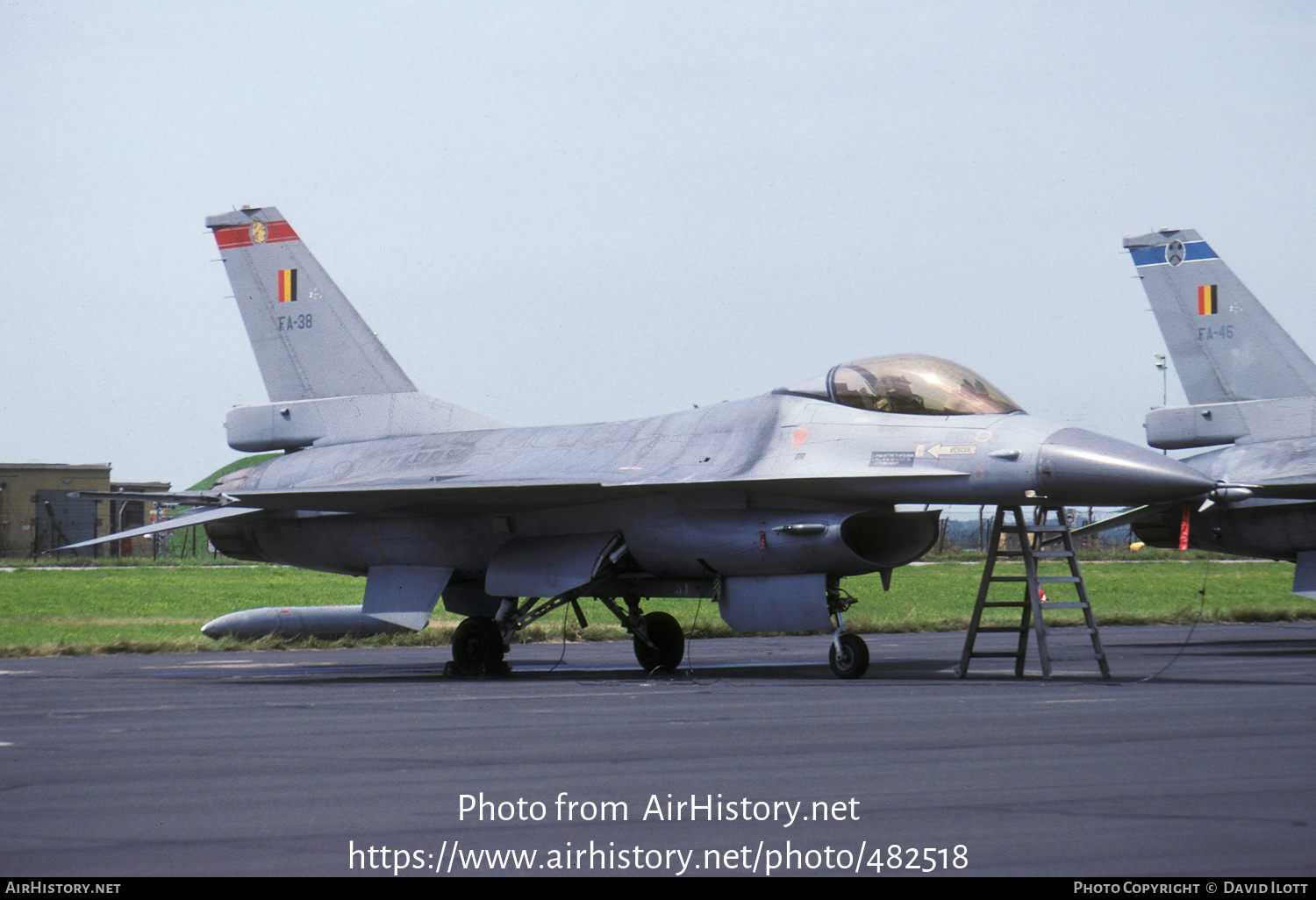 Aircraft Photo of FA-38 | General Dynamics F-16A Fighting Falcon | Belgium - Air Force | AirHistory.net #482518