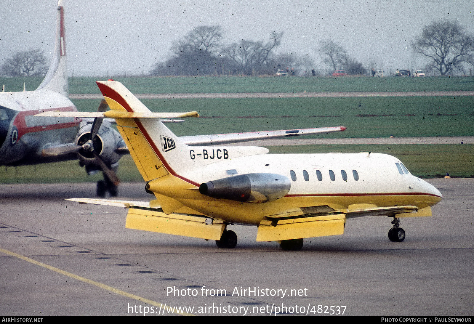 Aircraft Photo of G-BJCB | Hawker Siddeley HS-125-600B | JCB - J.C. Bamford Excavators | AirHistory.net #482537