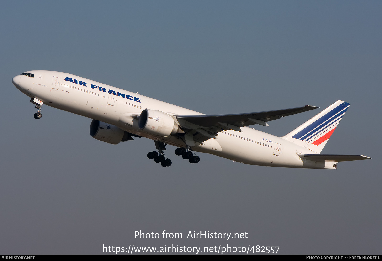 Aircraft Photo of F-GSPI | Boeing 777-228/ER | Air France | AirHistory.net #482557