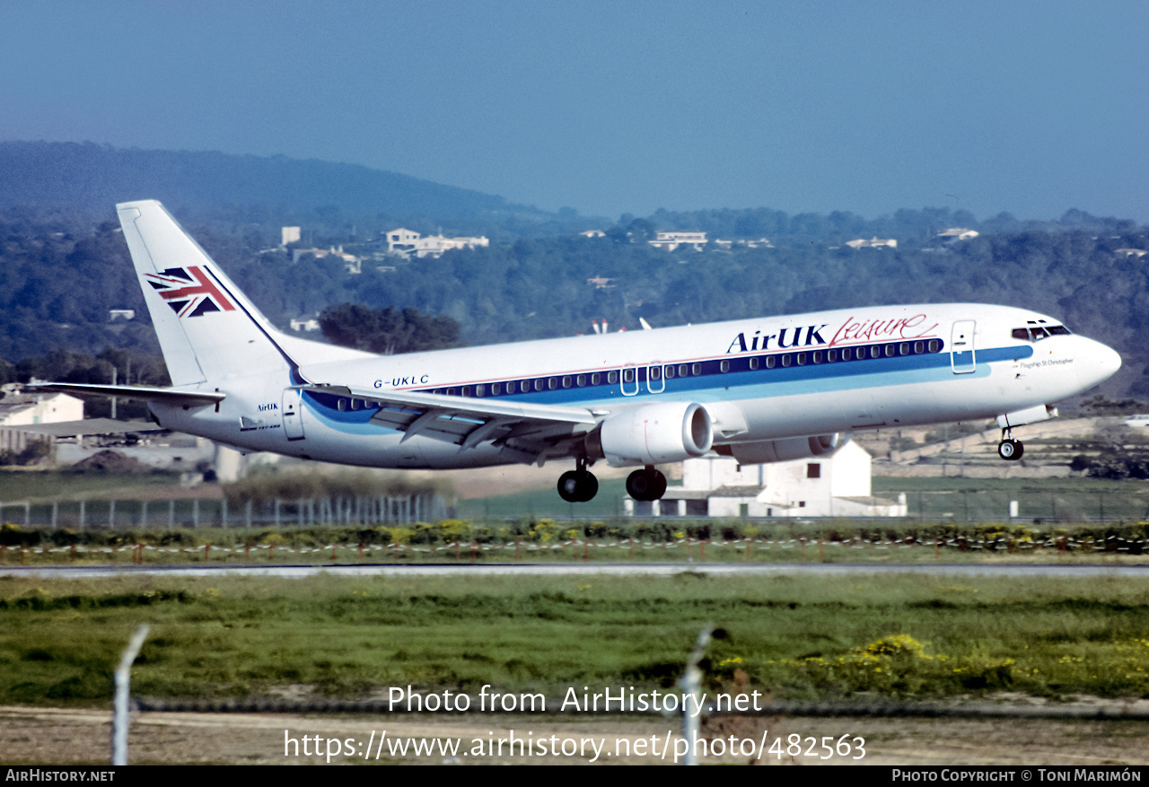 Aircraft Photo of G-UKLC | Boeing 737-42C | Air UK Leisure | AirHistory.net #482563