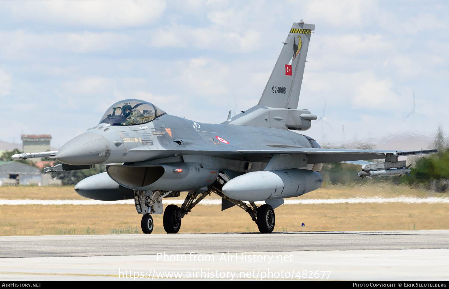 Aircraft Photo of 92-0008 | Lockheed F-16CG Fighting Falcon | Turkey - Air Force | AirHistory.net #482677