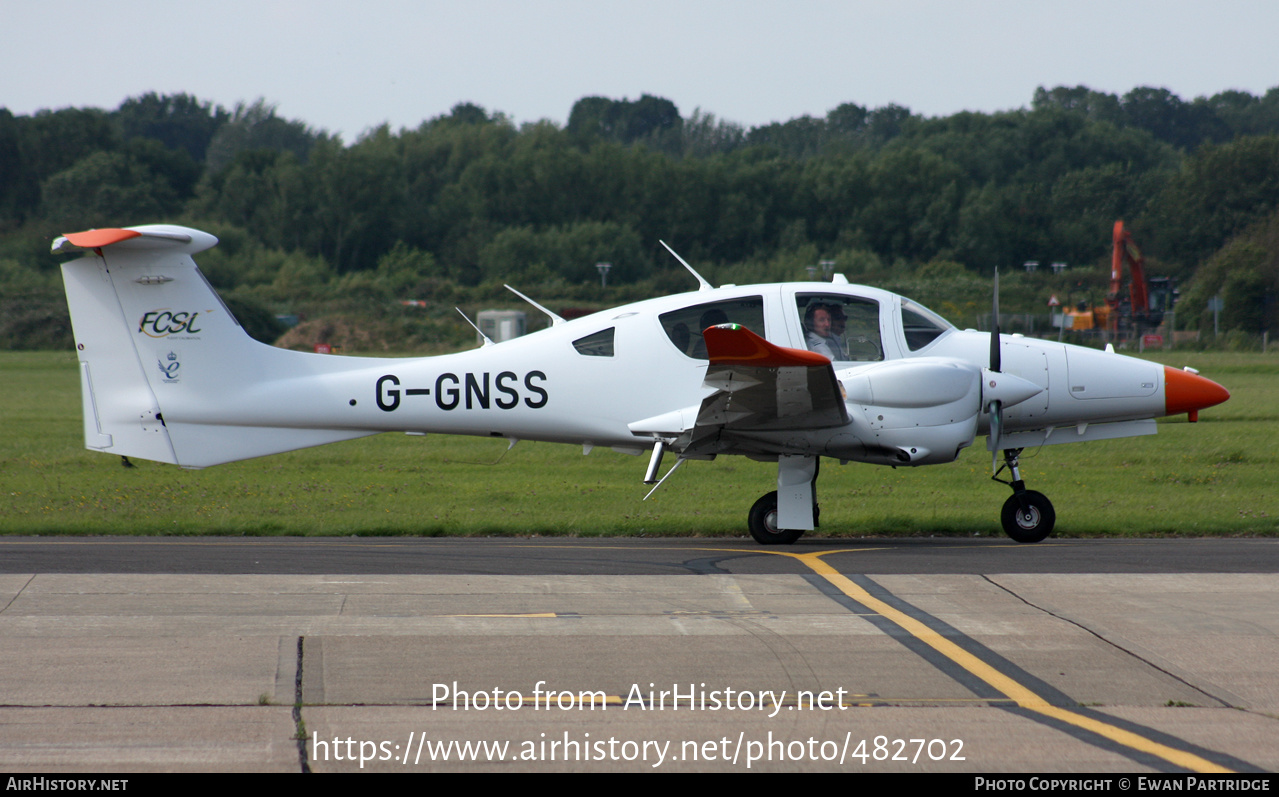 Aircraft Photo of G-GNSS | Diamond DA62 | Flight Calibration Services - FCSL | AirHistory.net #482702