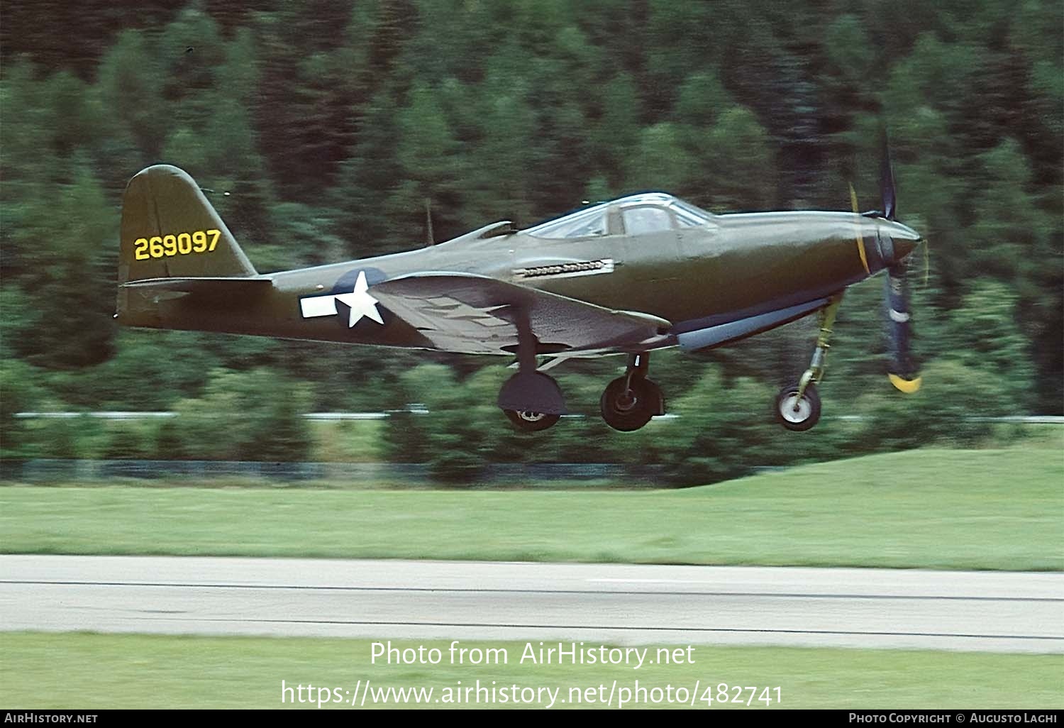 Aircraft Photo of G-BTWR / 269097 | Bell P-63A Kingcobra | USA - Air Force | AirHistory.net #482741