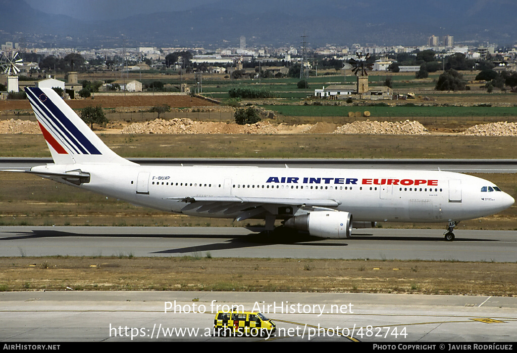 Aircraft Photo of F-BUAP | Airbus A300B2-1C | Air Inter Europe | AirHistory.net #482744