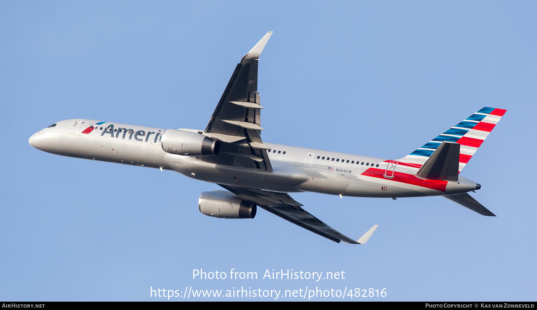 Aircraft Photo of N204UW | Boeing 757-23N | American Airlines | AirHistory.net #482816