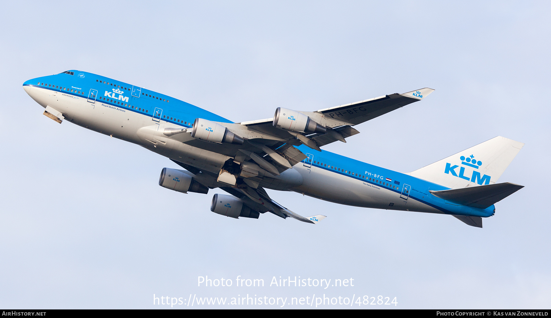 Aircraft Photo of PH-BFG | Boeing 747-406 | KLM - Royal Dutch Airlines | AirHistory.net #482824