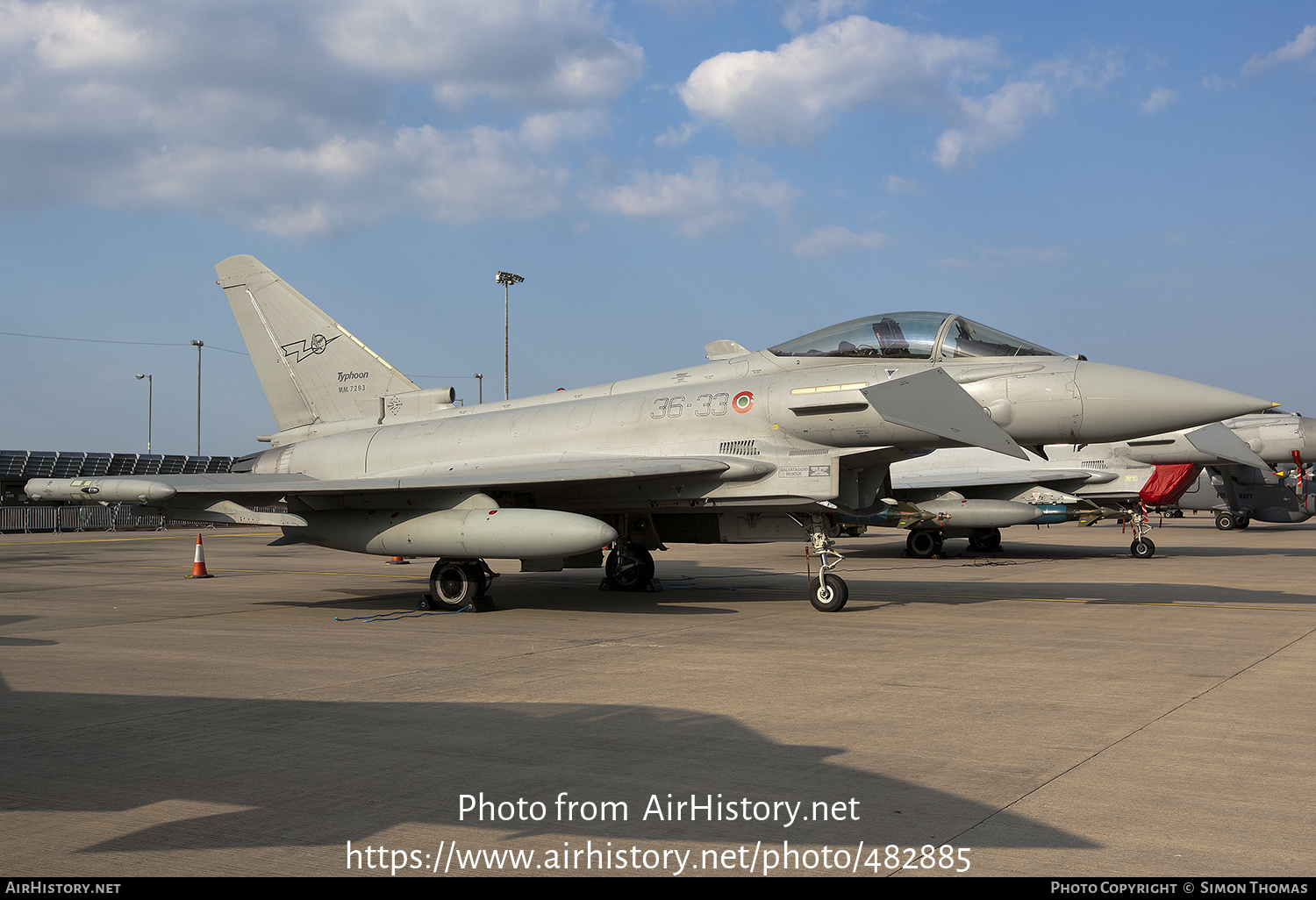 Aircraft Photo of MM7293 | Eurofighter EF-2000 Typhoon S | Italy - Air Force | AirHistory.net #482885