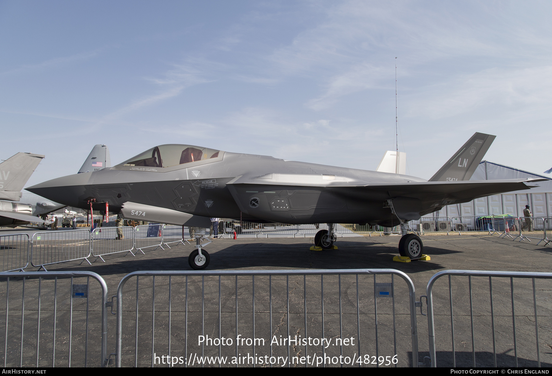 Aircraft Photo of 19-5474 / AF19-5474 | Lockheed Martin F-35A Lightning II | USA - Air Force | AirHistory.net #482956