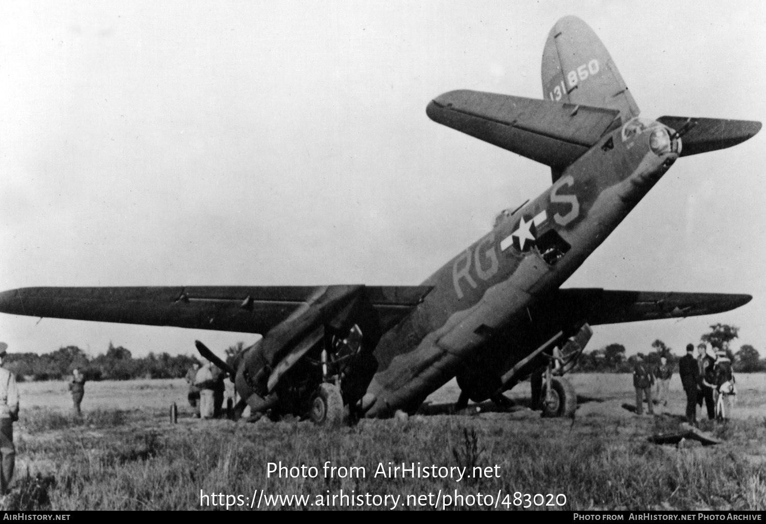 Aircraft Photo of 41-31850 / 131850 | Martin B-26B Marauder | USA - Air Force | AirHistory.net #483020