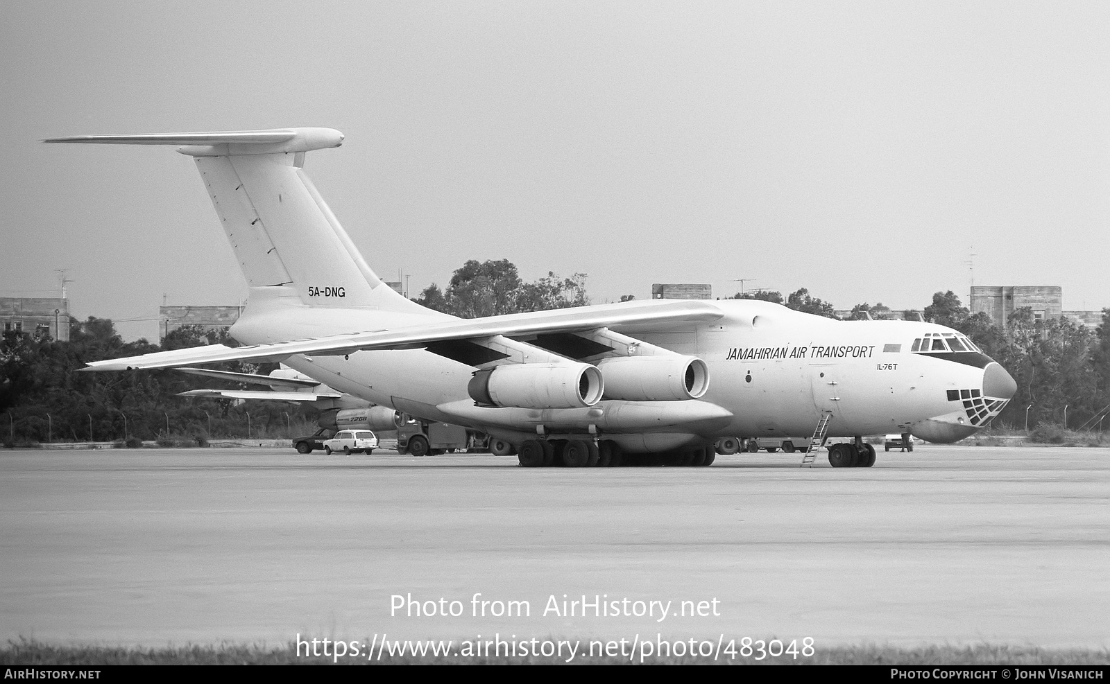 Aircraft Photo of 5A-DNG | Ilyushin Il-76T | Jamahiriya Air Transport | AirHistory.net #483048