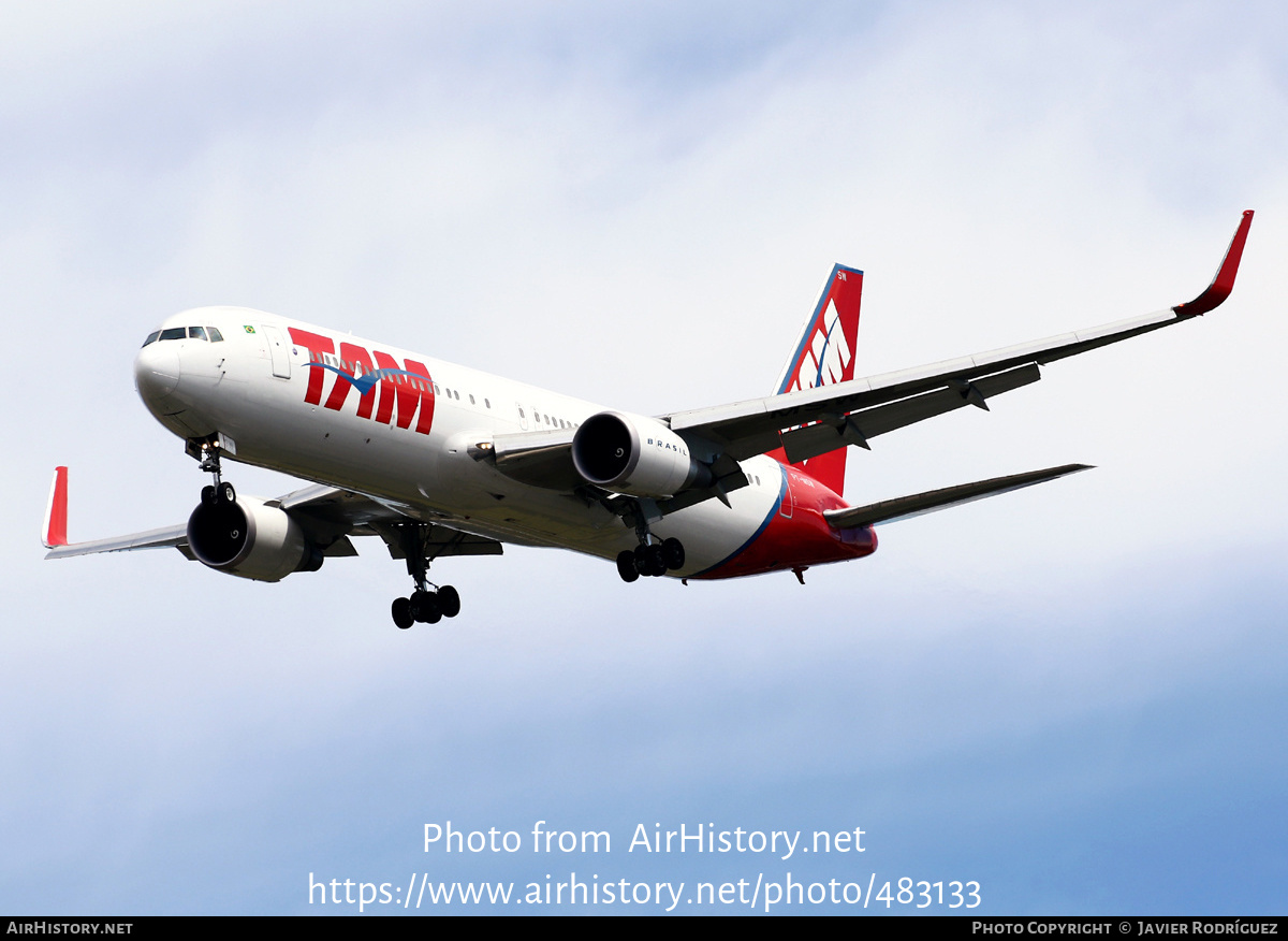 Aircraft Photo of PT-MSW | Boeing 767-316/ER | TAM Linhas Aéreas | AirHistory.net #483133