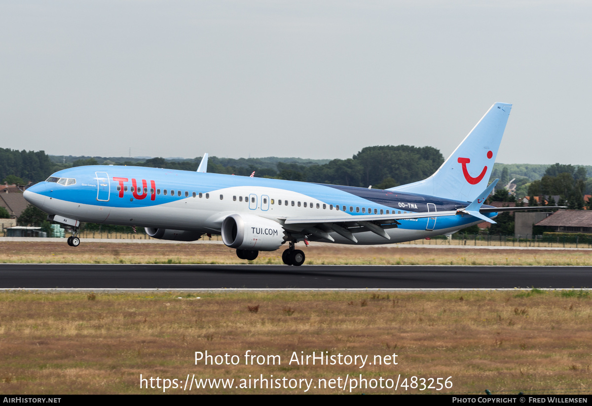 Aircraft Photo of OO-TMA | Boeing 737-8 Max 8 | TUI | AirHistory.net #483256